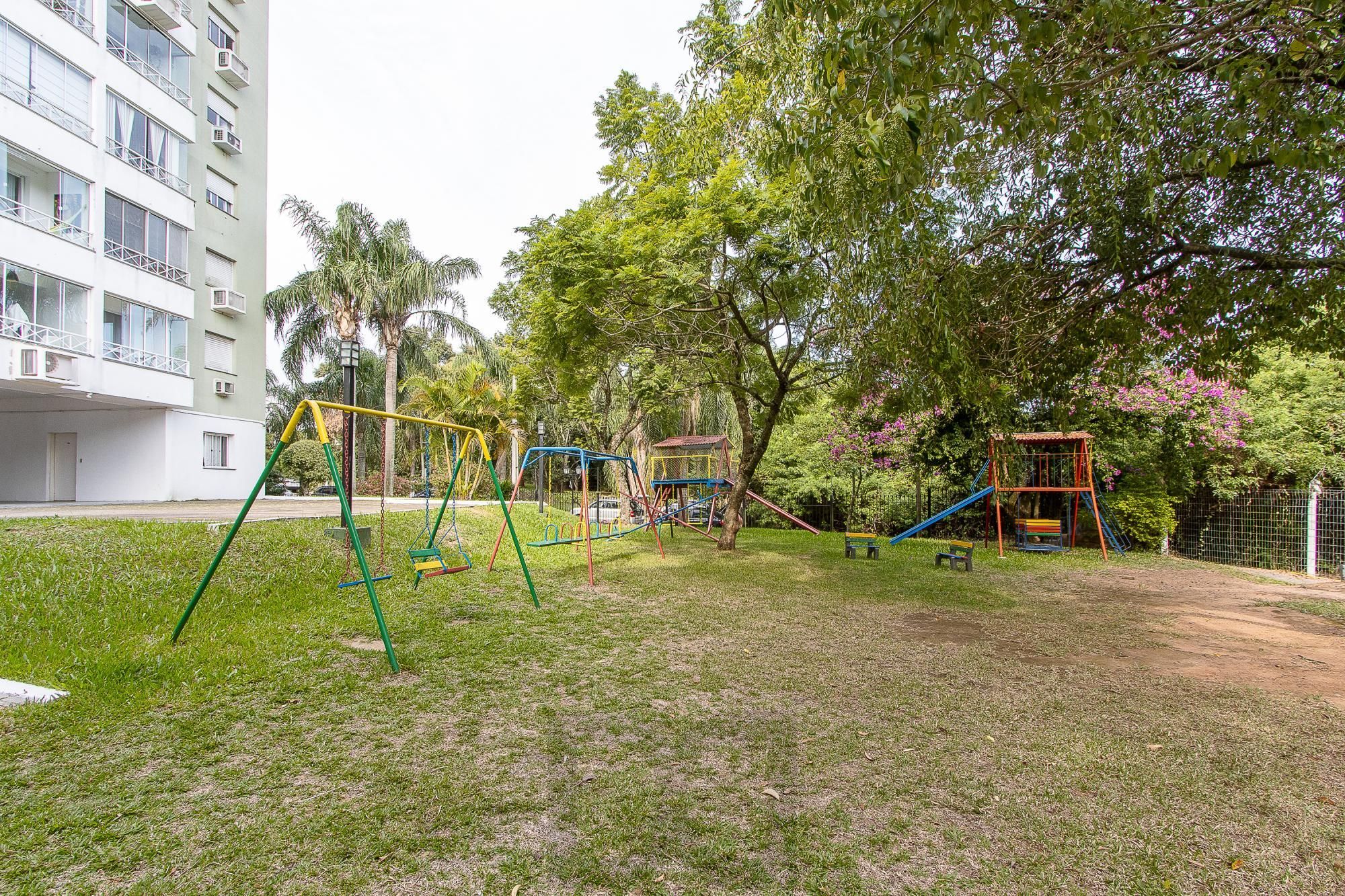 Apartamento 3 quartos, 1 vaga coberta, escriturada, condomínio com infra - Bairro Cristal — foto 49