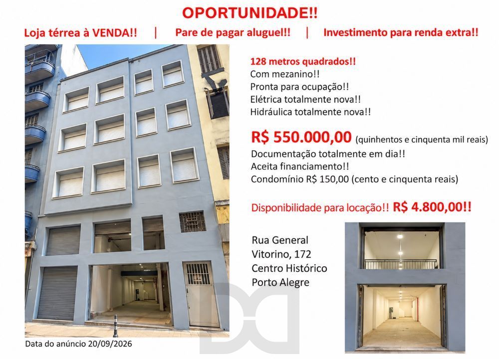 VENDE-SE LOJA COMERCIAL CENTRO HISTORICO — foto 1
