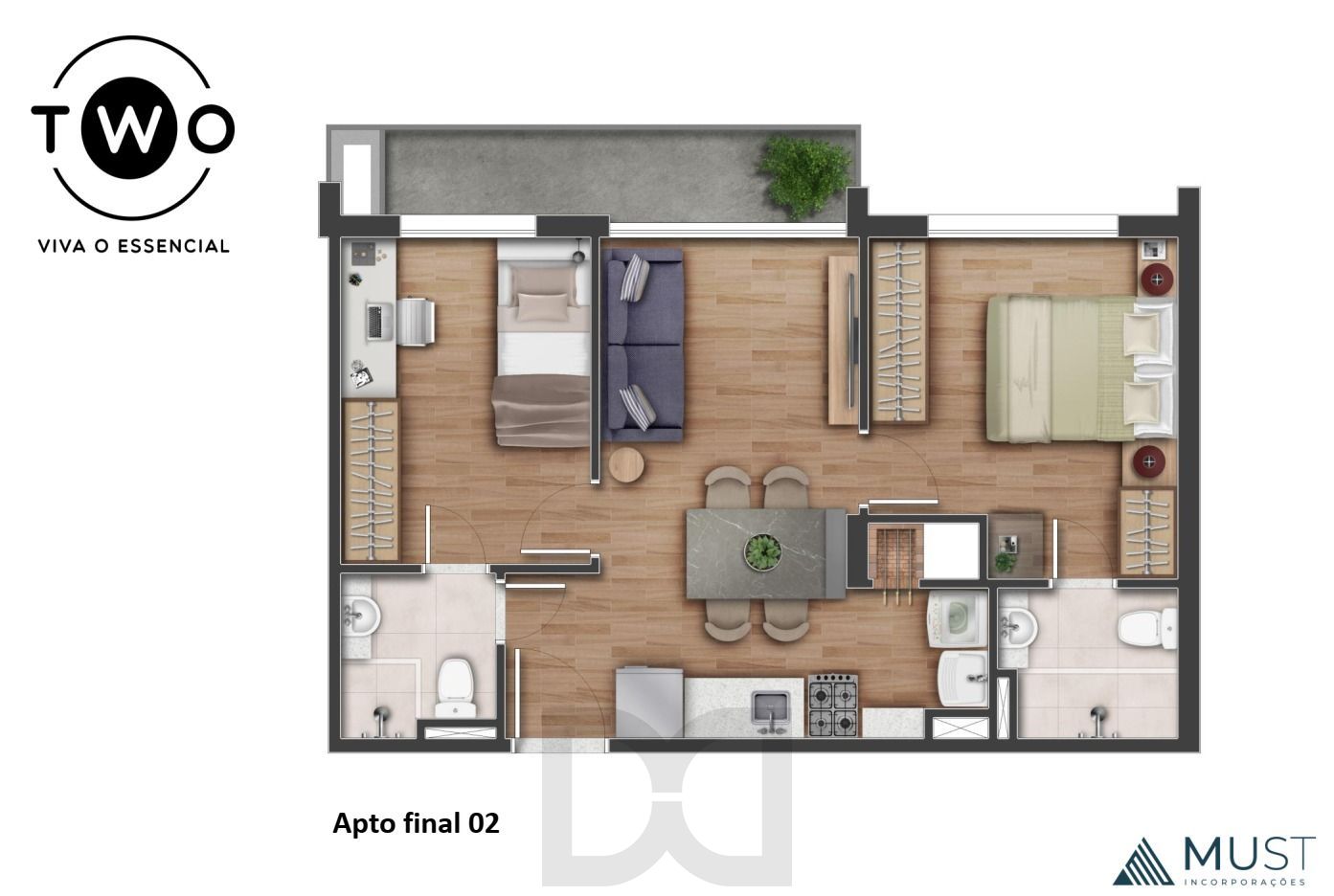 Apartamento de 2 suites em Petropolis — foto 15