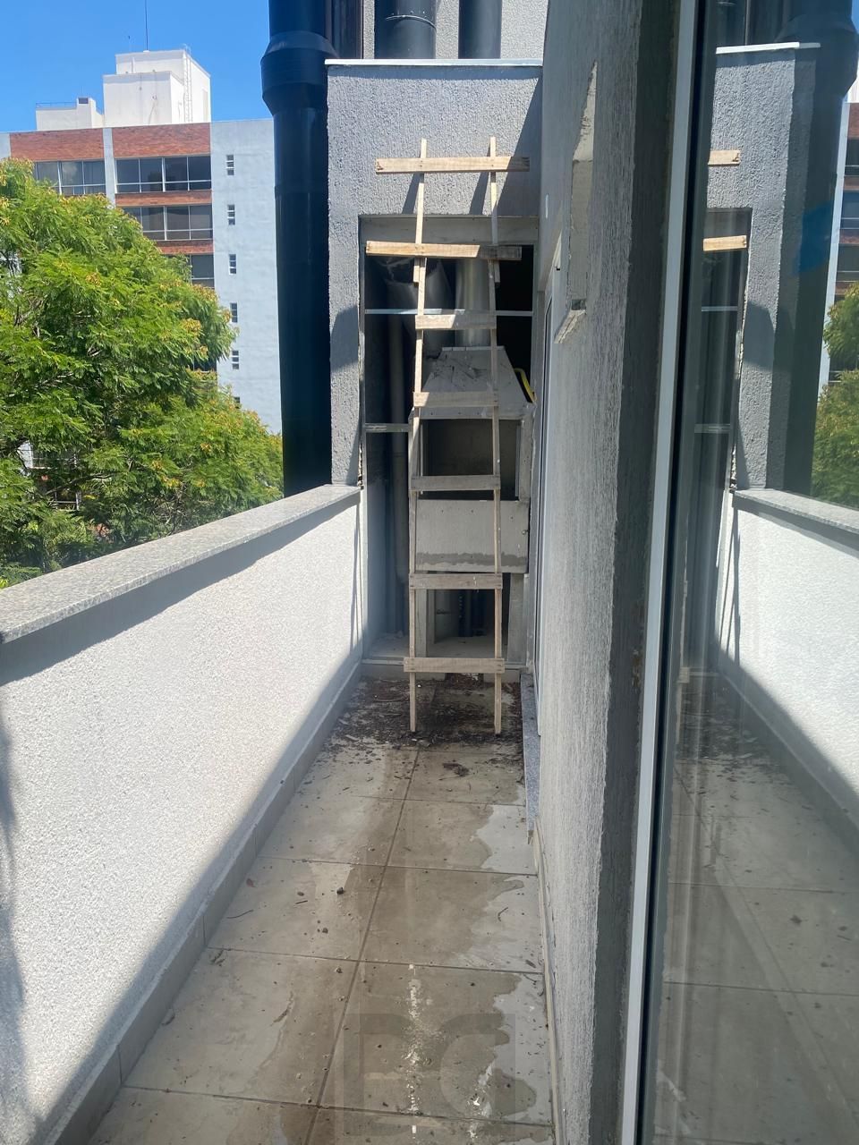 Area externa com churrasqueira