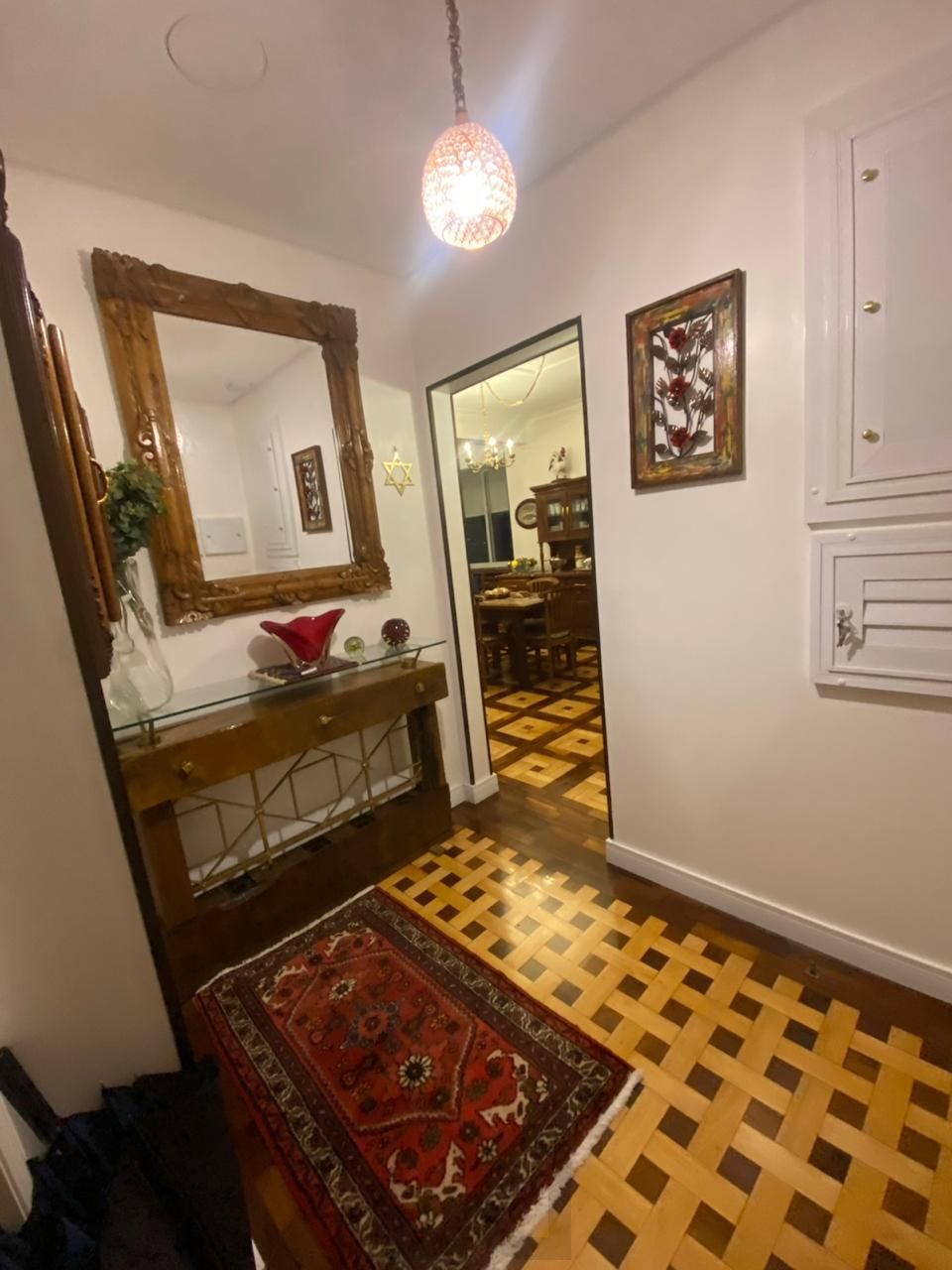Hall de entrada divisão living