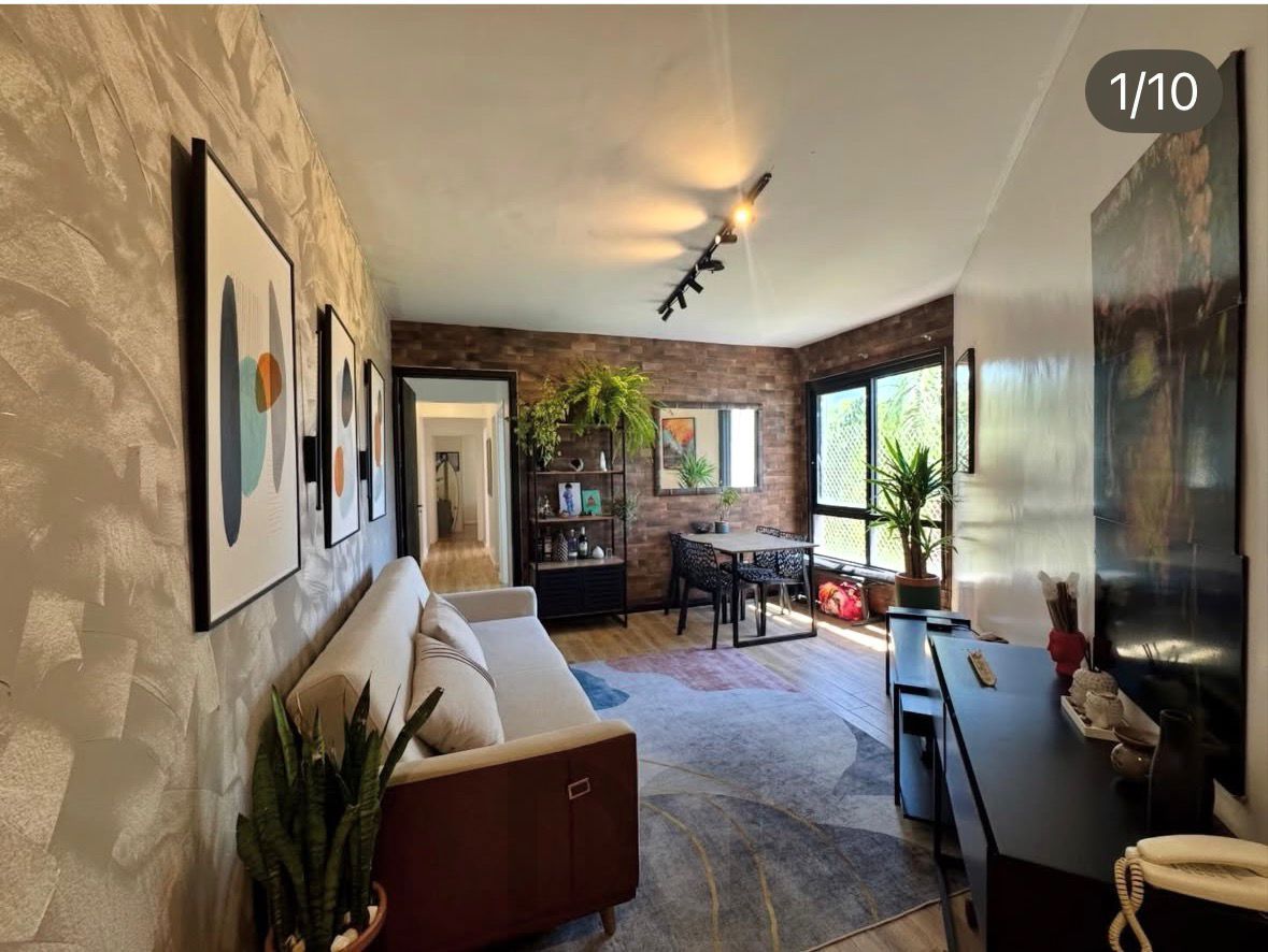 Apartamento dois dormitórios semi mobiliado — foto 1