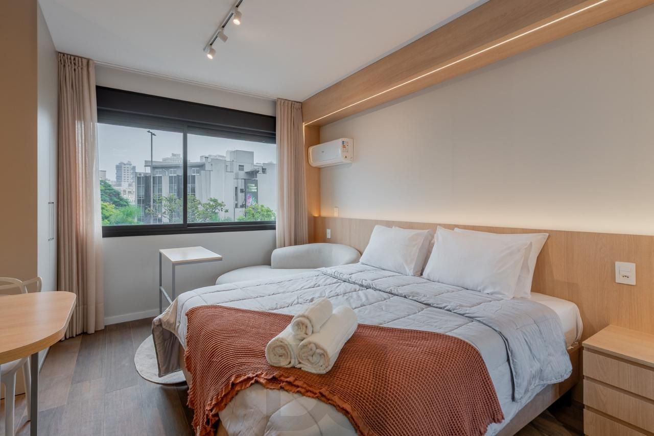 Apartamento de 24,70 m² privativos, bem decorado no Moinhos de Vento — foto 9