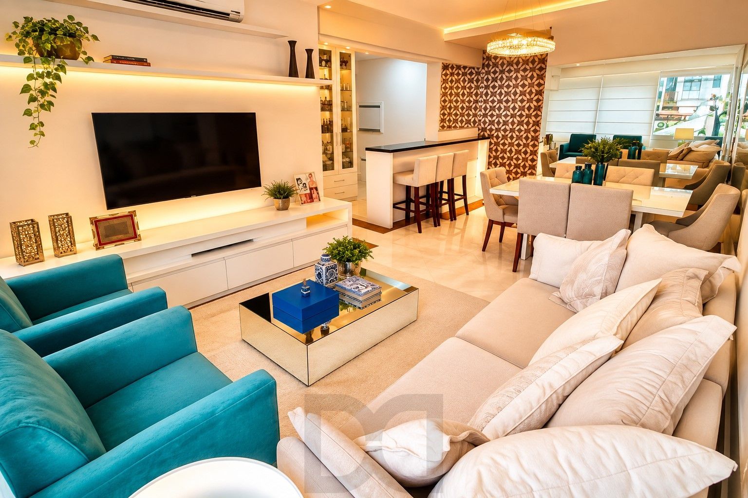 Ap de 87m², 2 dorm e 2 vagas — 100% mobiliado no Cond Absolut, Passo d'Areia — foto 1