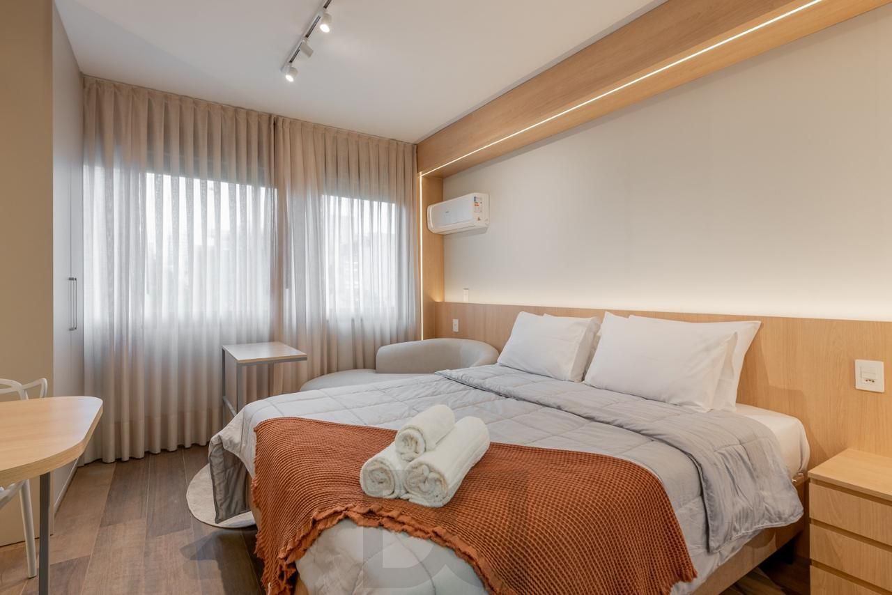 Apartamento de 24,70 m² privativos, bem decorado no Moinhos de Vento — foto 1