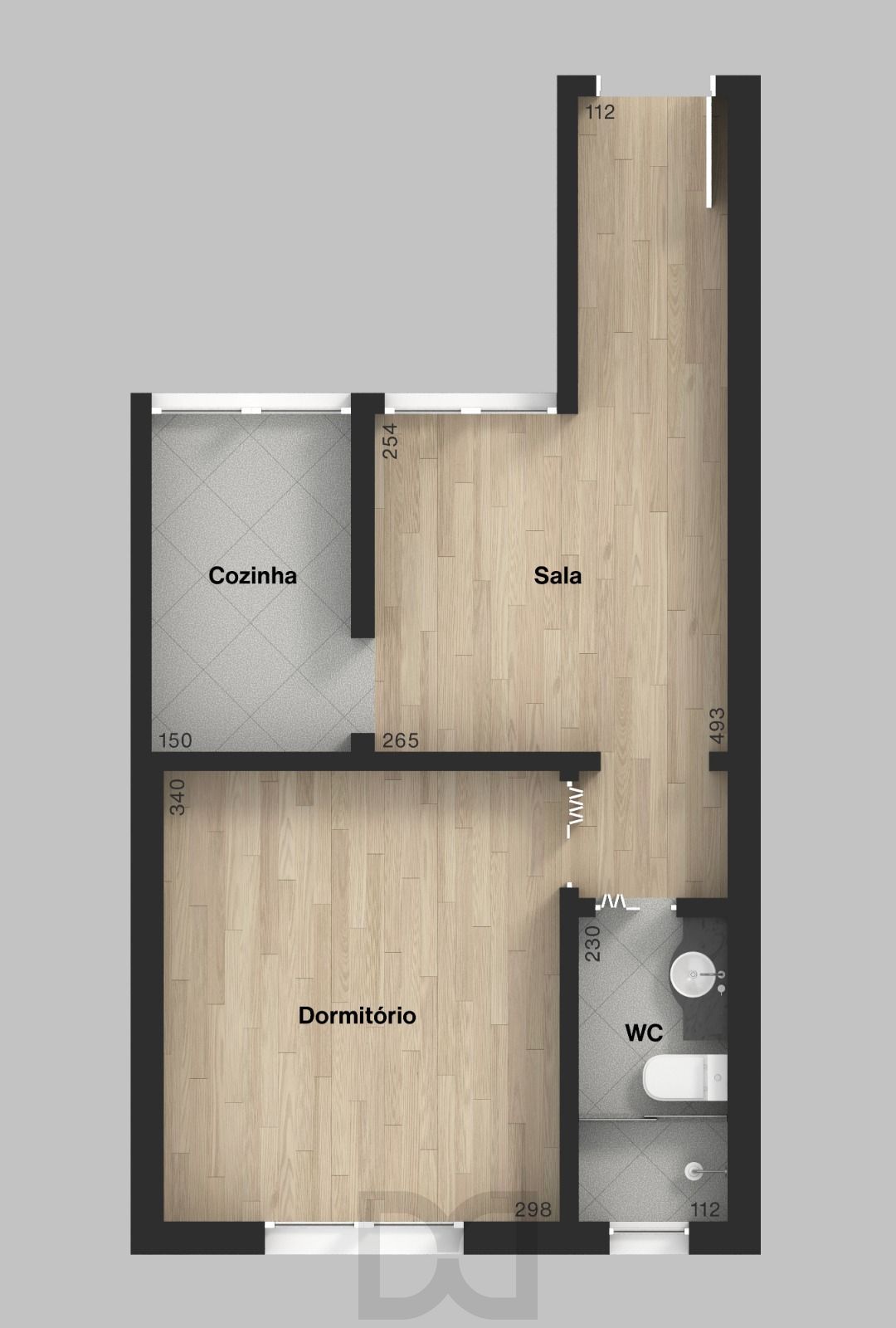 Apartamento 1D — foto 1
