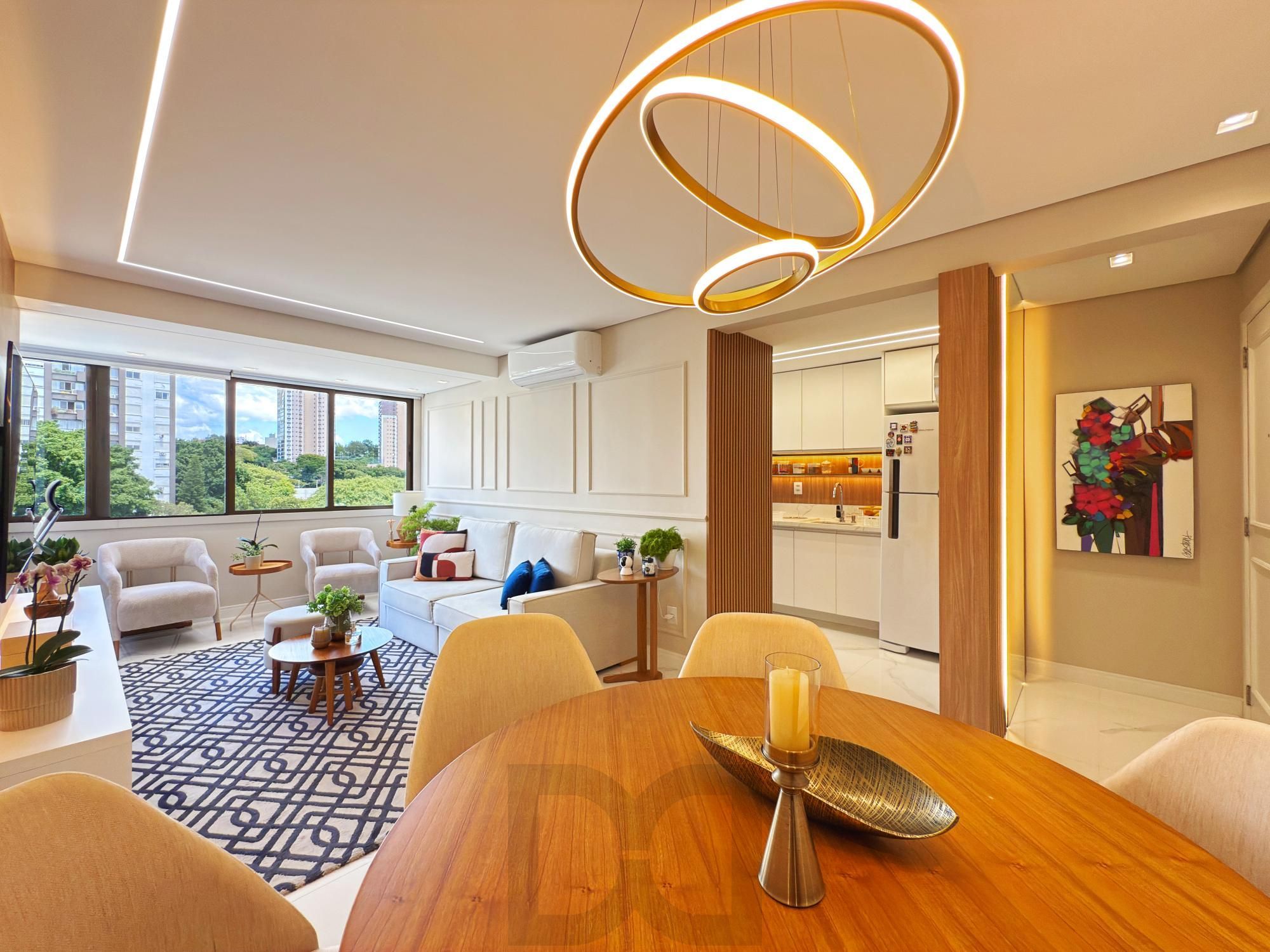 Belíssimo apartamento semimobiliado e decorado 2 dorm 2 vagas c/piscina — foto 5
