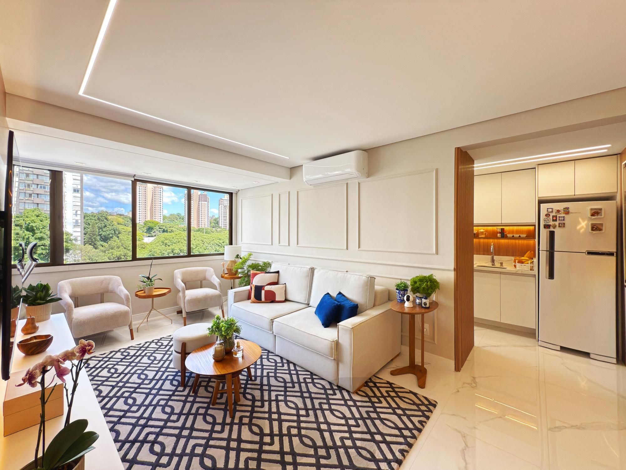Belíssimo apartamento semimobiliado e decorado 2 dorm 2 vagas c/piscina — foto 7