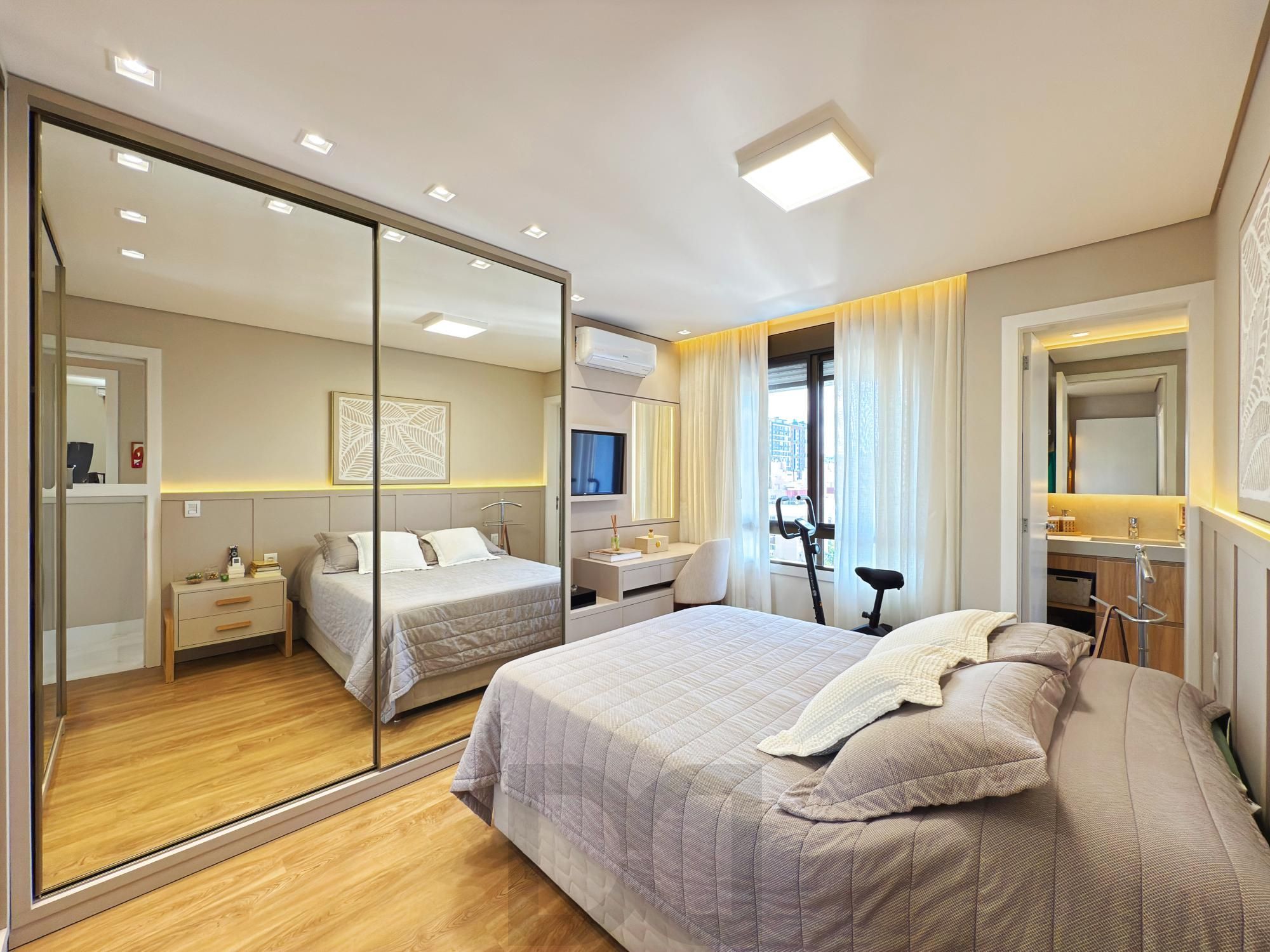 Belíssimo apartamento semimobiliado e decorado 2 dorm 2 vagas c/piscina — foto 20