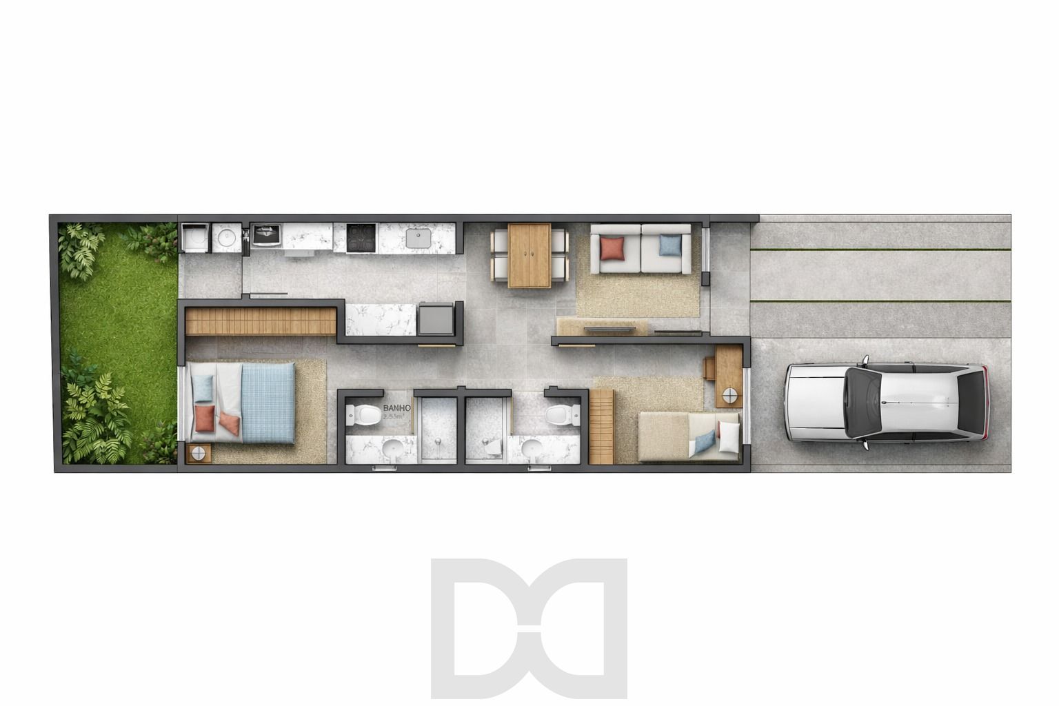 Casa 2 Dormitórios sendo 1 suíte- Aberta dos Morros - Porto Alegre/RS — foto 2