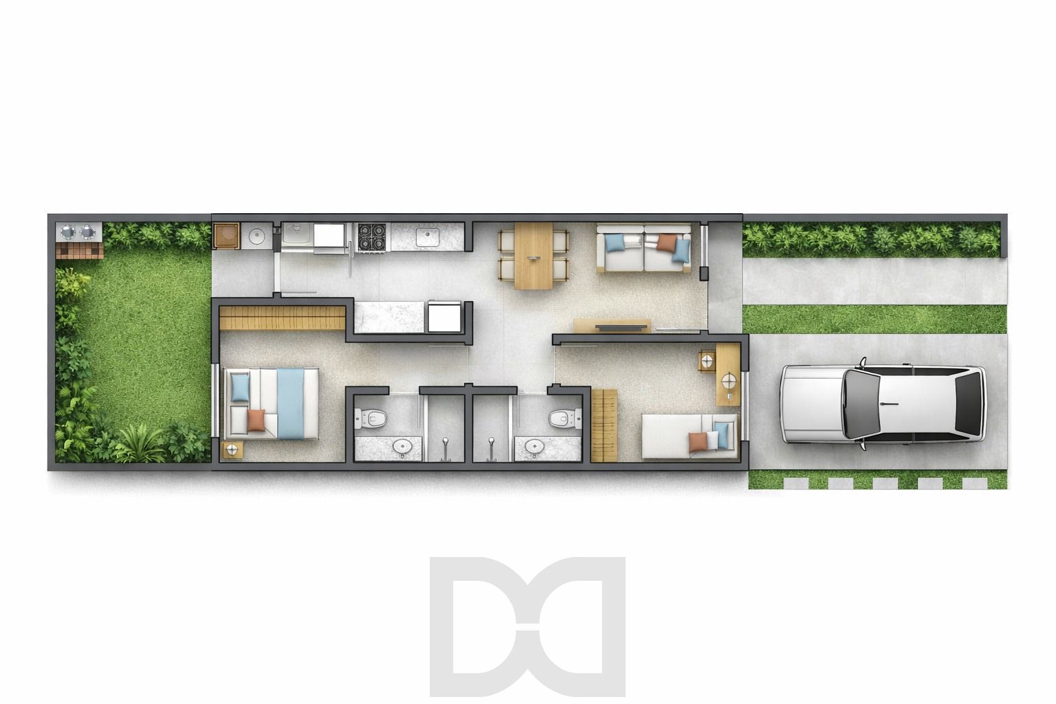 Casa 2 Dormitórios sendo 1 suíte-  Aberta dos Morros - Porto Alegre/RS — foto 2