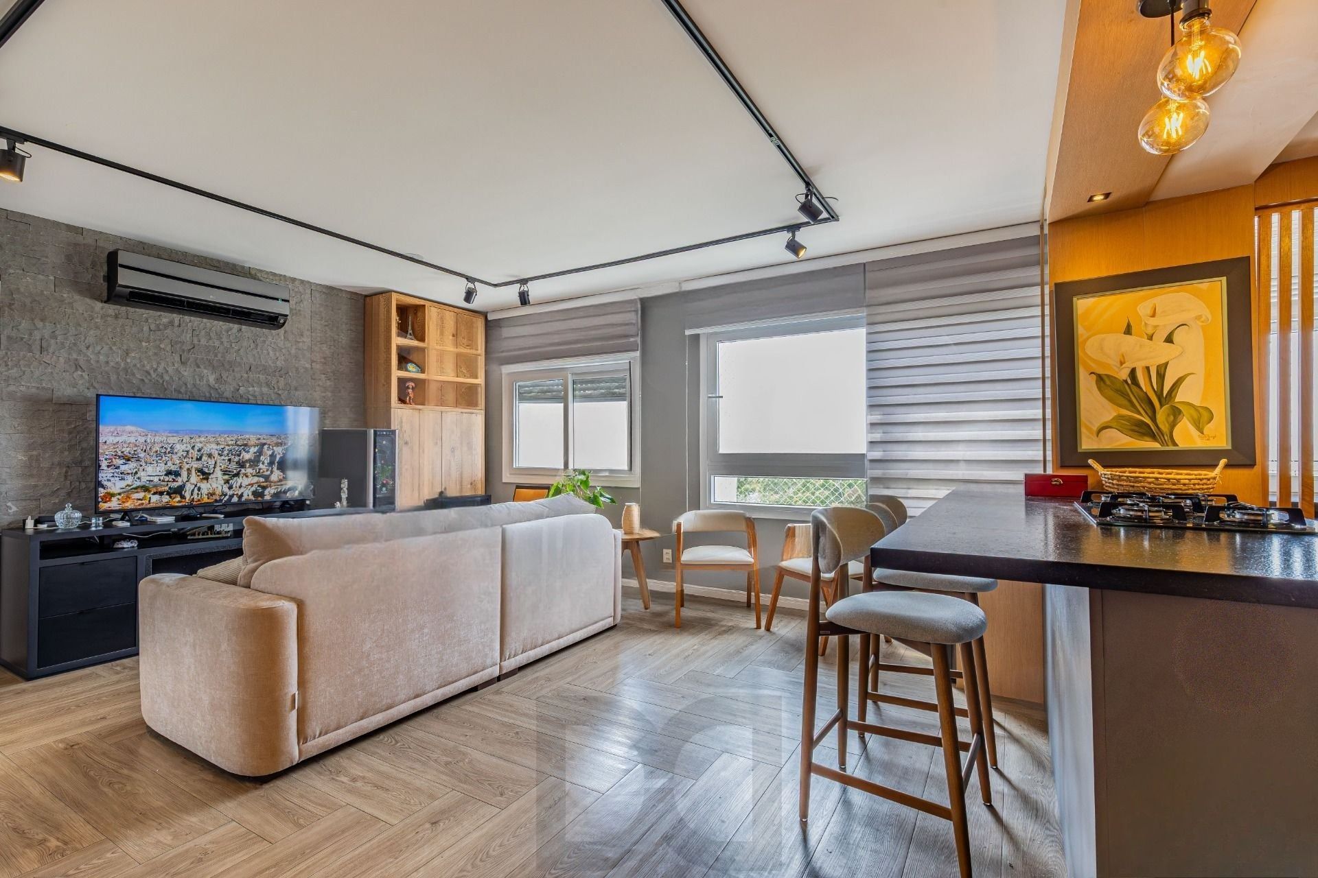 Apartamento mobiliado e equipado andar alto churrasqueira sol da manhã Lindóia — foto 3