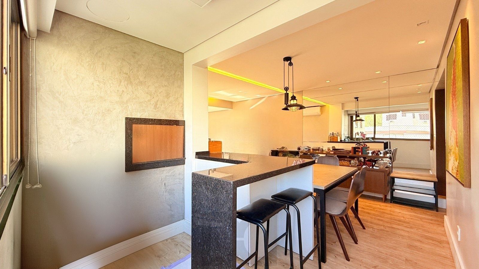 Apartamento semimobiliado com churrasqueira no Higienópolis — foto 2