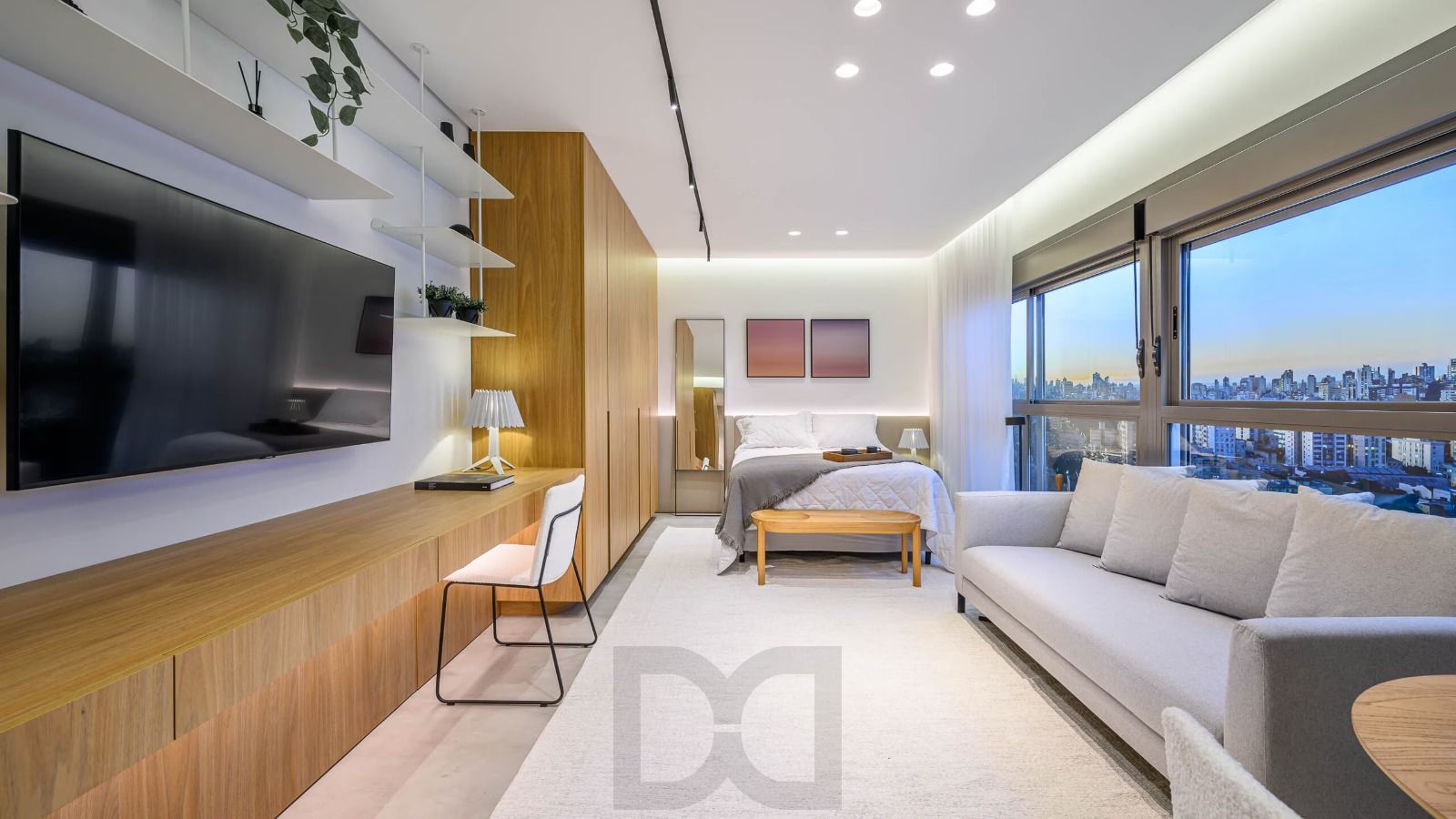 Studio com 32,7m² privativos, no Trend Downtown — foto 1