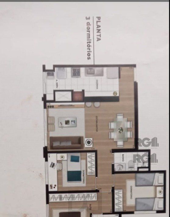 Apartamento com 75m² privativos, 3 dormitórios sendo 1 suíte, living dois ambientes, imóvel arejado e iluminado. — foto 15