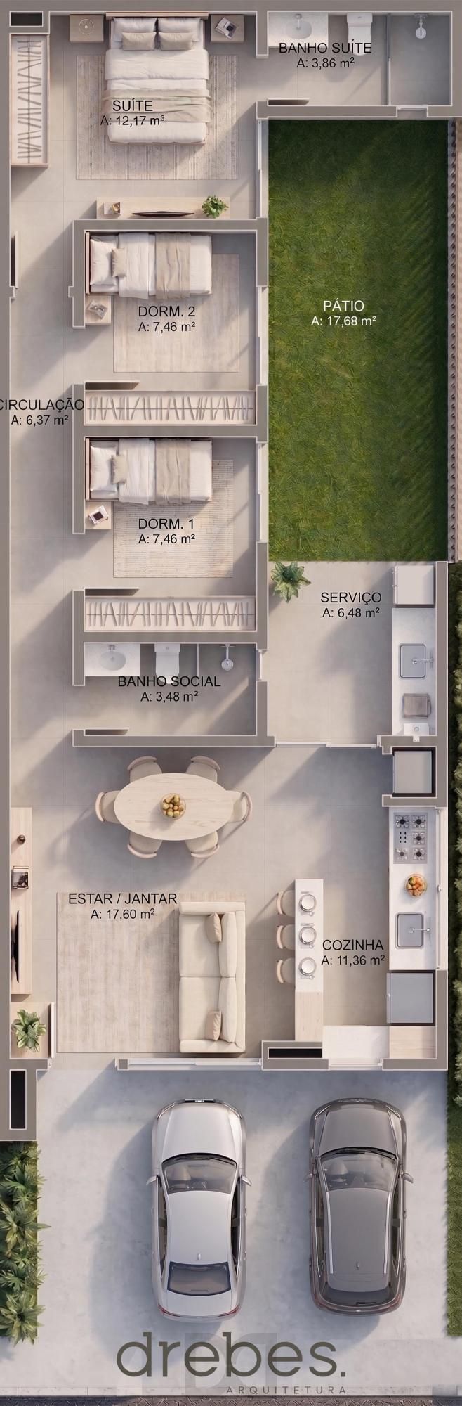 Residência no Condomínio Nova Ipanema Garden, com 3 dormitórios — foto 5