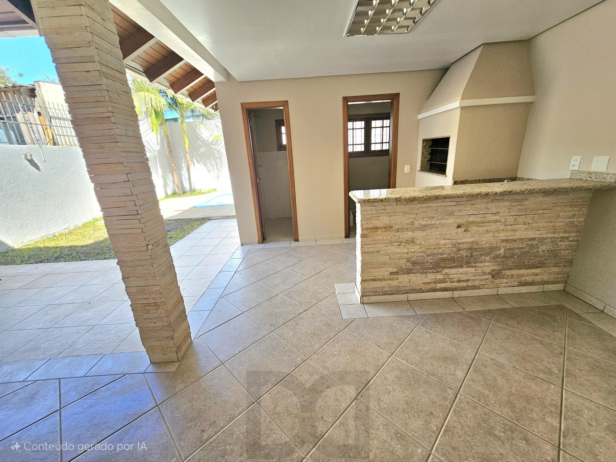 Sobrado 3 dormitórios com lareira, churrasqueira, piscina, 4 vagas garagem com 196,00m² de área construída no bairro Hípica ! — foto 16