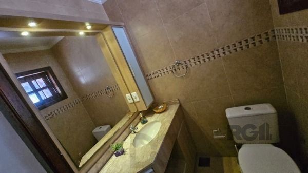 Casa térrea 3 dormitórios + escritório espaço gourmet e piscina terreno 11,00 x 40,00 bairro Camaquã ! — foto 22
