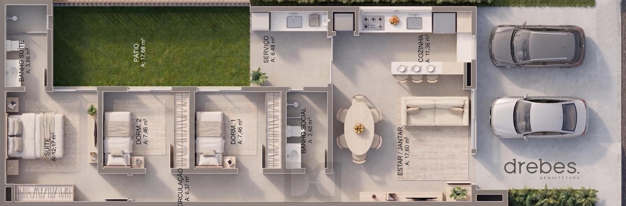 Residência no Condomínio Nova Ipanema Garden, com 3 dormitórios — foto 4