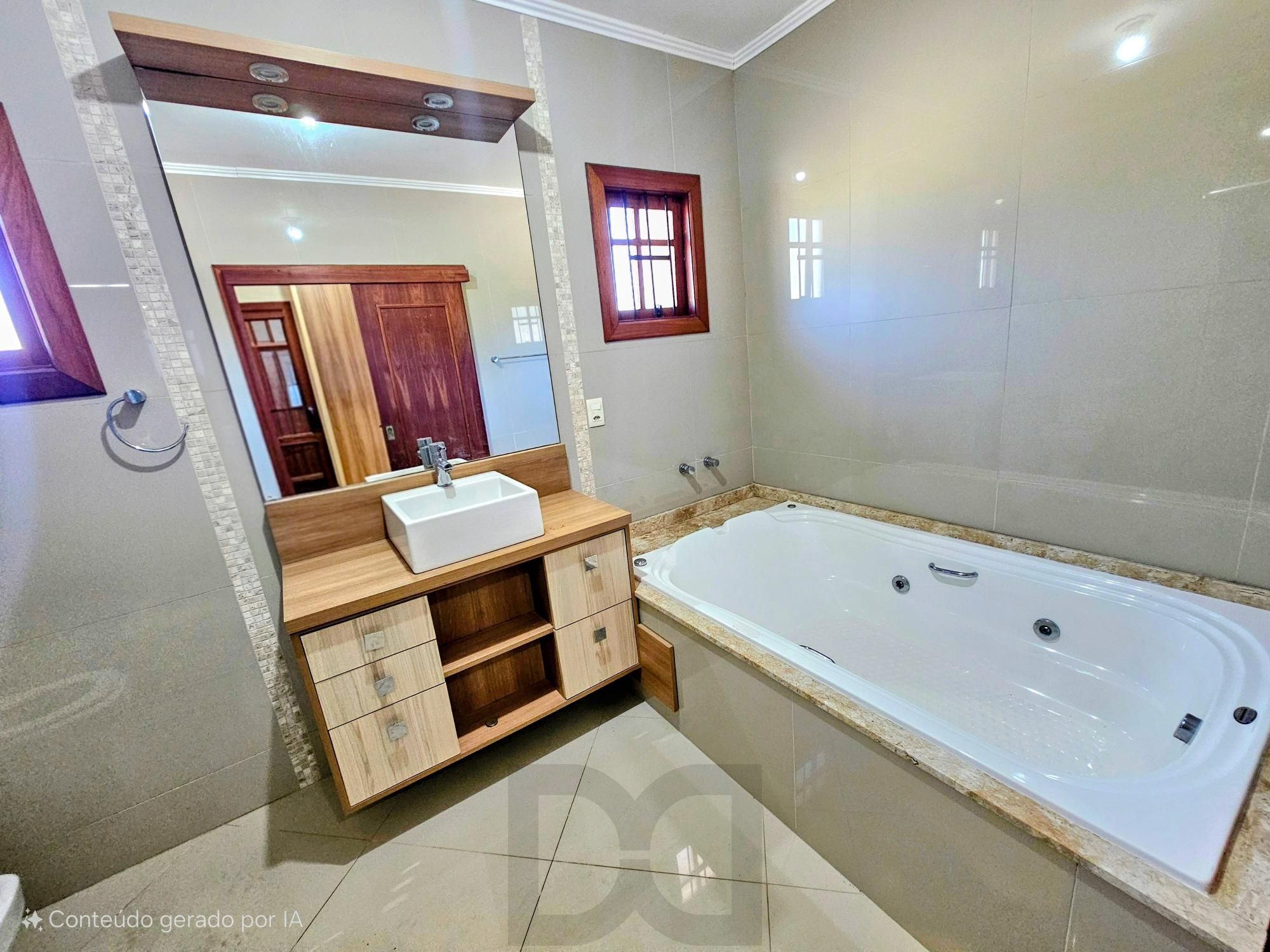 Sobrado 3 dormitórios com lareira, churrasqueira, piscina, 4 vagas garagem com 196,00m² de área construída no bairro Hípica ! — foto 35
