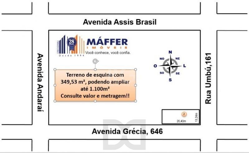 Terreno para Venda - 349m², na av grecia Passo da Areia — foto 21