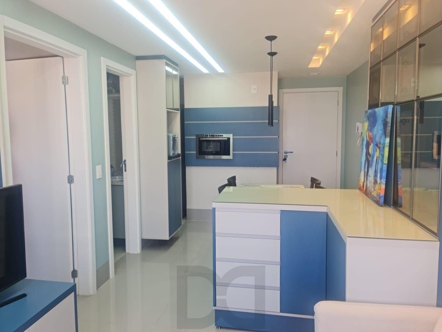 Apartamento 1 suite mais lavabo com 2 vagas — foto 8