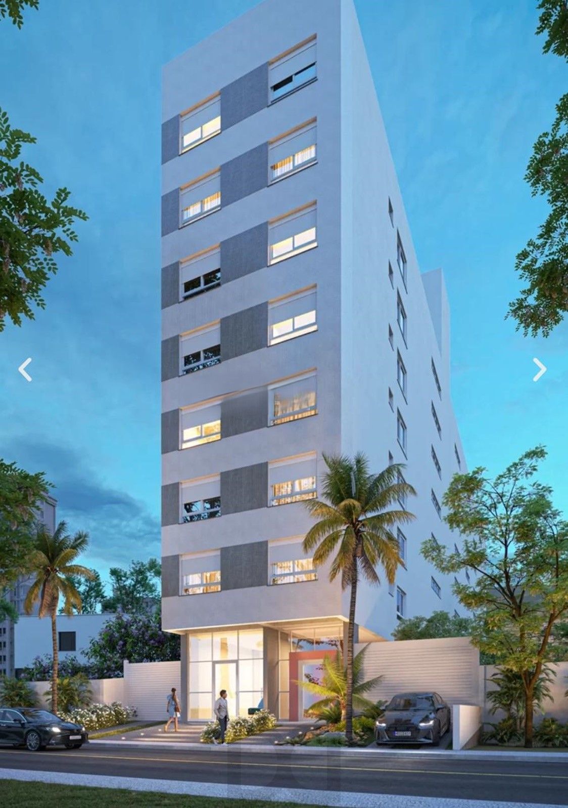 Apartamento novo com 45m², com 1 dormitório, 1 vaga - bairro Menino Deus — foto 1
