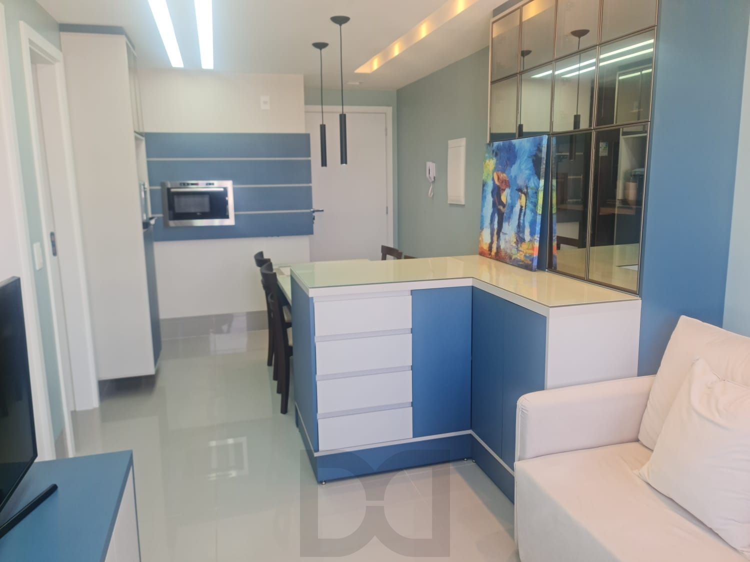 Apartamento 1 suite mais lavabo com 2 vagas — foto 9
