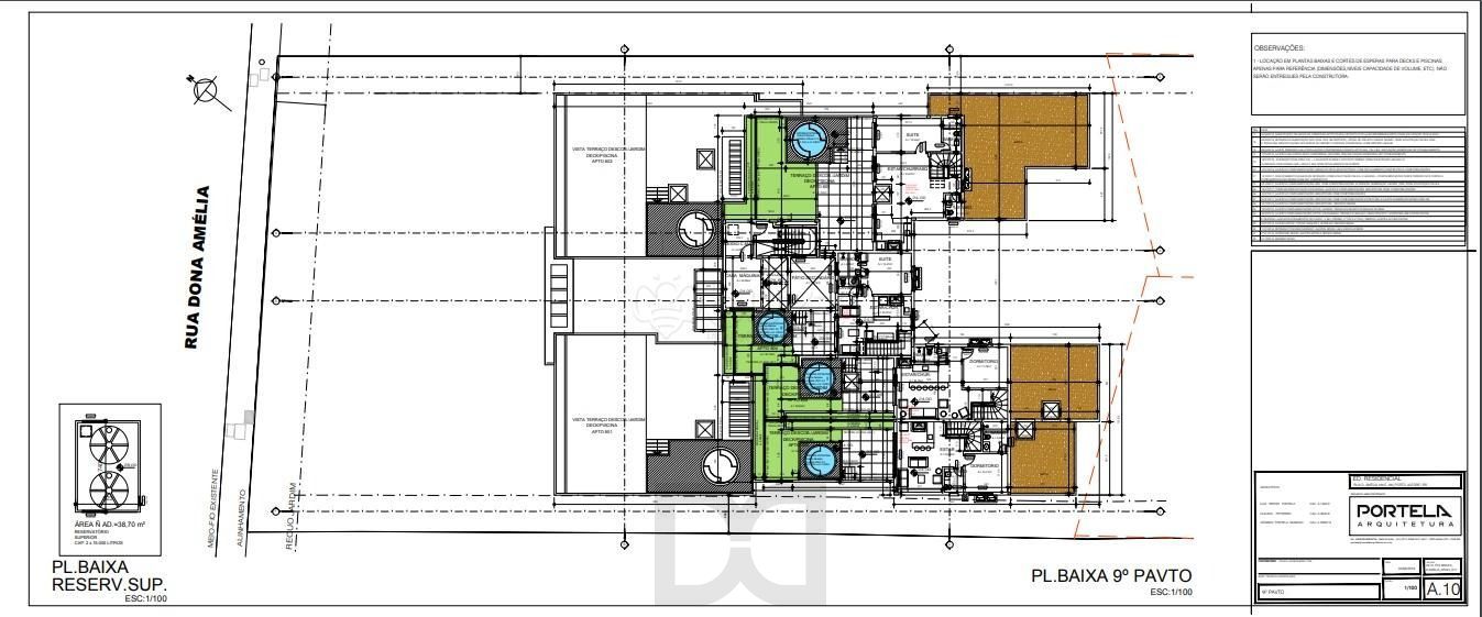 Cobertura para Venda - 199m², 4 dormitórios, sendo 2 suites, 3 vagas - Menino Deus — foto 2