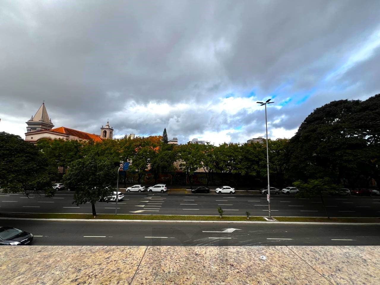 vista do garden do salão de festas