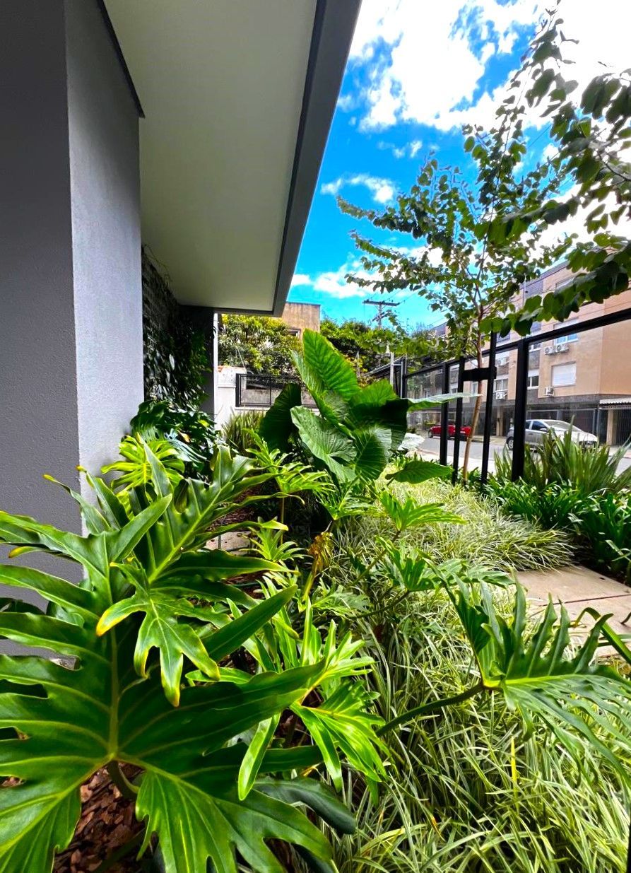 Jardim de entrada