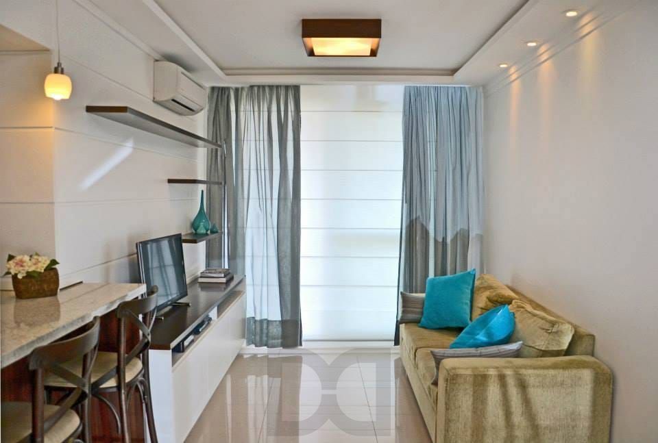 Lindo apartamento semi mobiliado, 3 quartos (1 suíte), churrasqueira e vaga. — foto 1