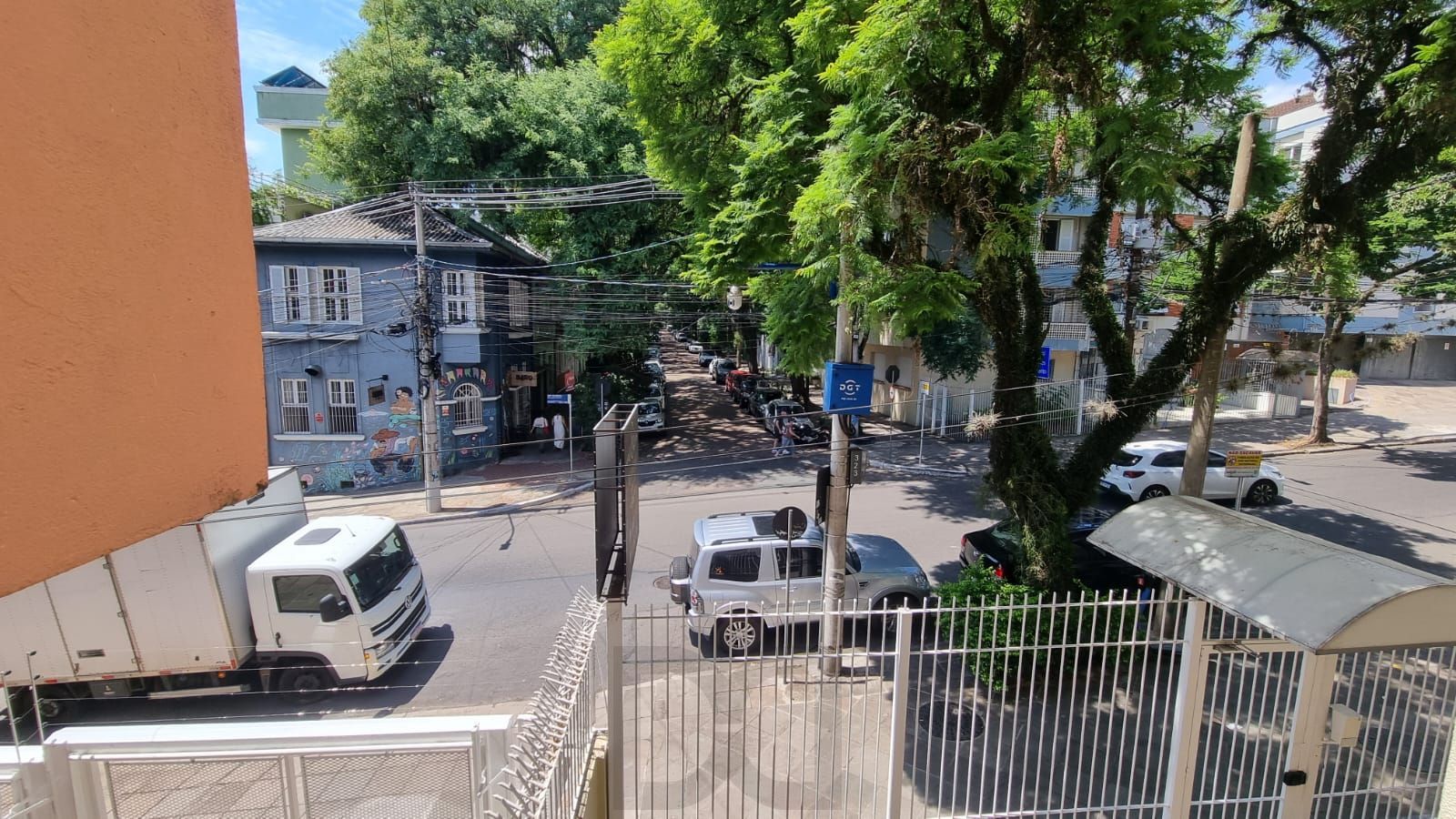 Vista da sacada esquina Gonçalo de carvalho