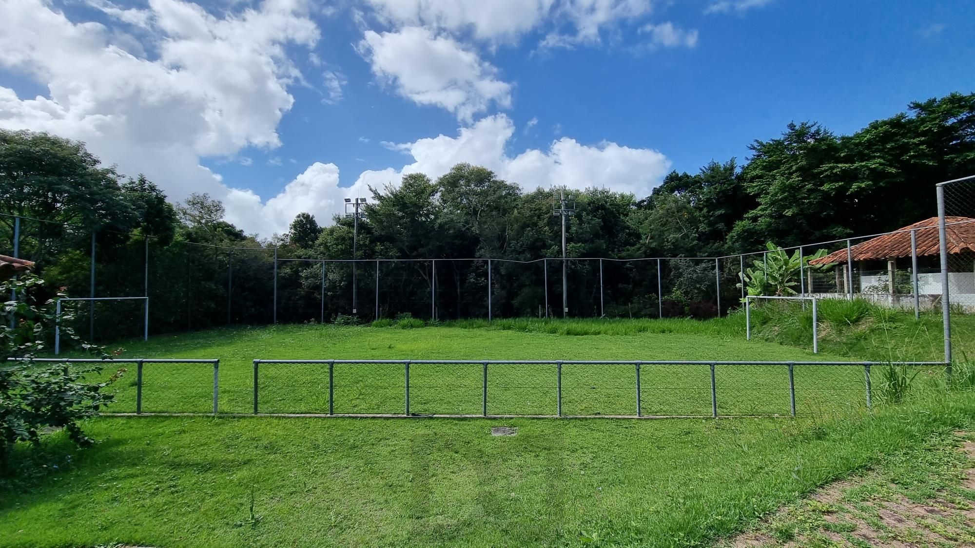 Campo de futebol na casa