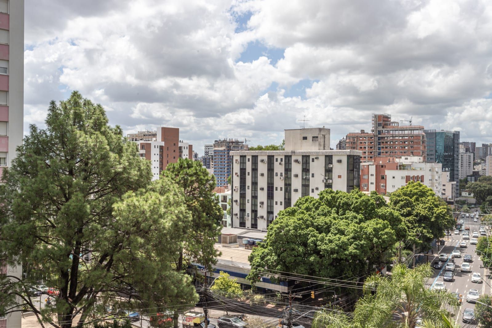 Vista da janela do apartamento