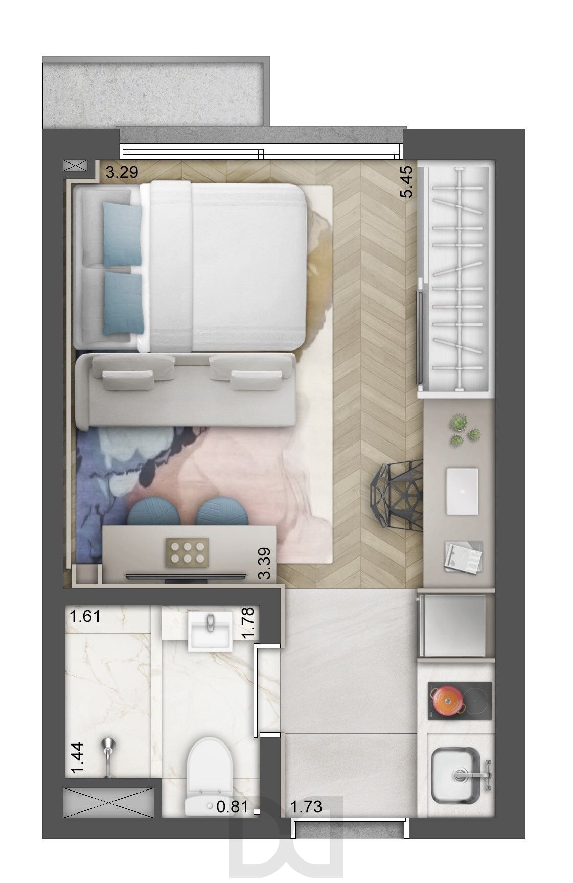 Apartamento 1 dormitório na Cidade Baixa — foto 8