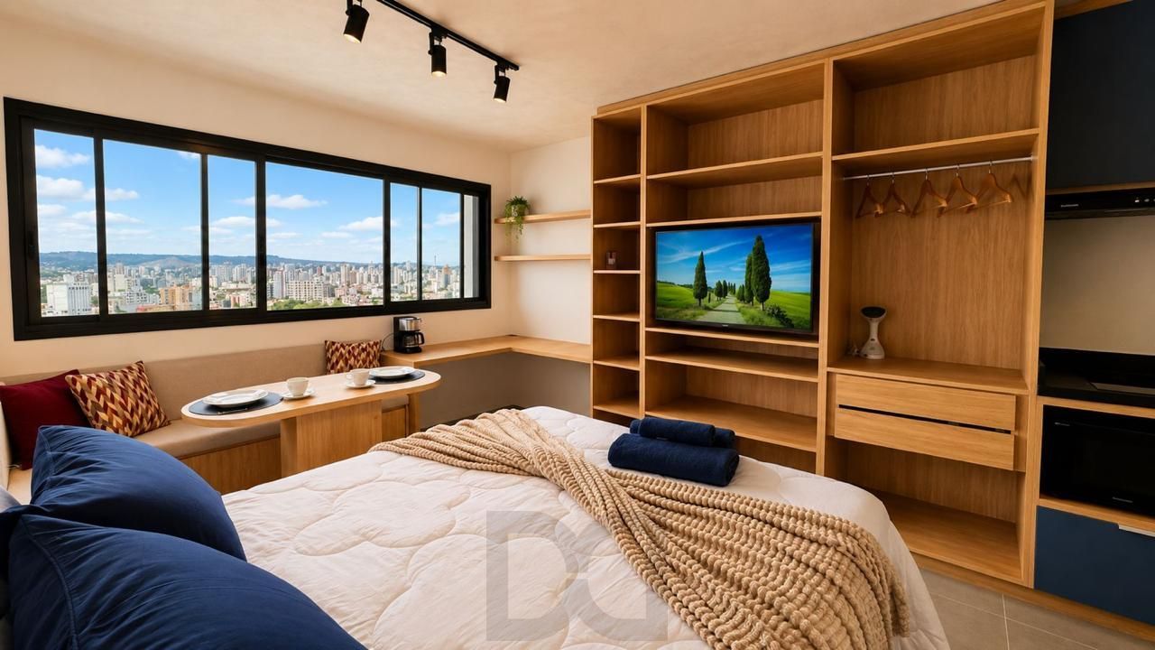 Studio, totalmente decorado e mobiliado na República, 574 - Cidade Baixa — foto 1