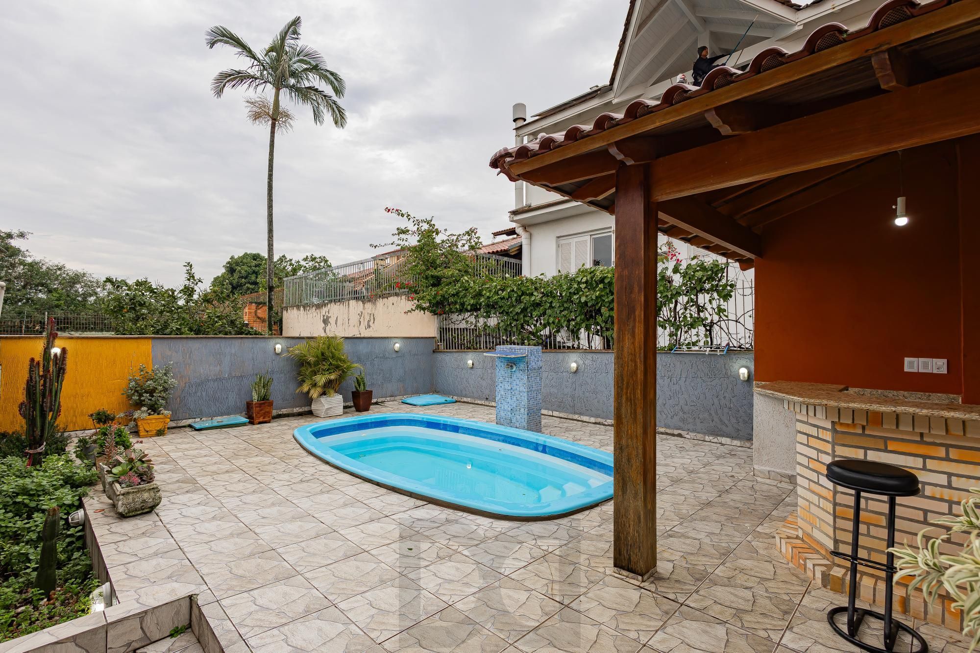 Sobrado 5 Dormitorios 4 WC piscina 2 churrasqueiras e 4 vagas B Parque Santa Fé — foto 17