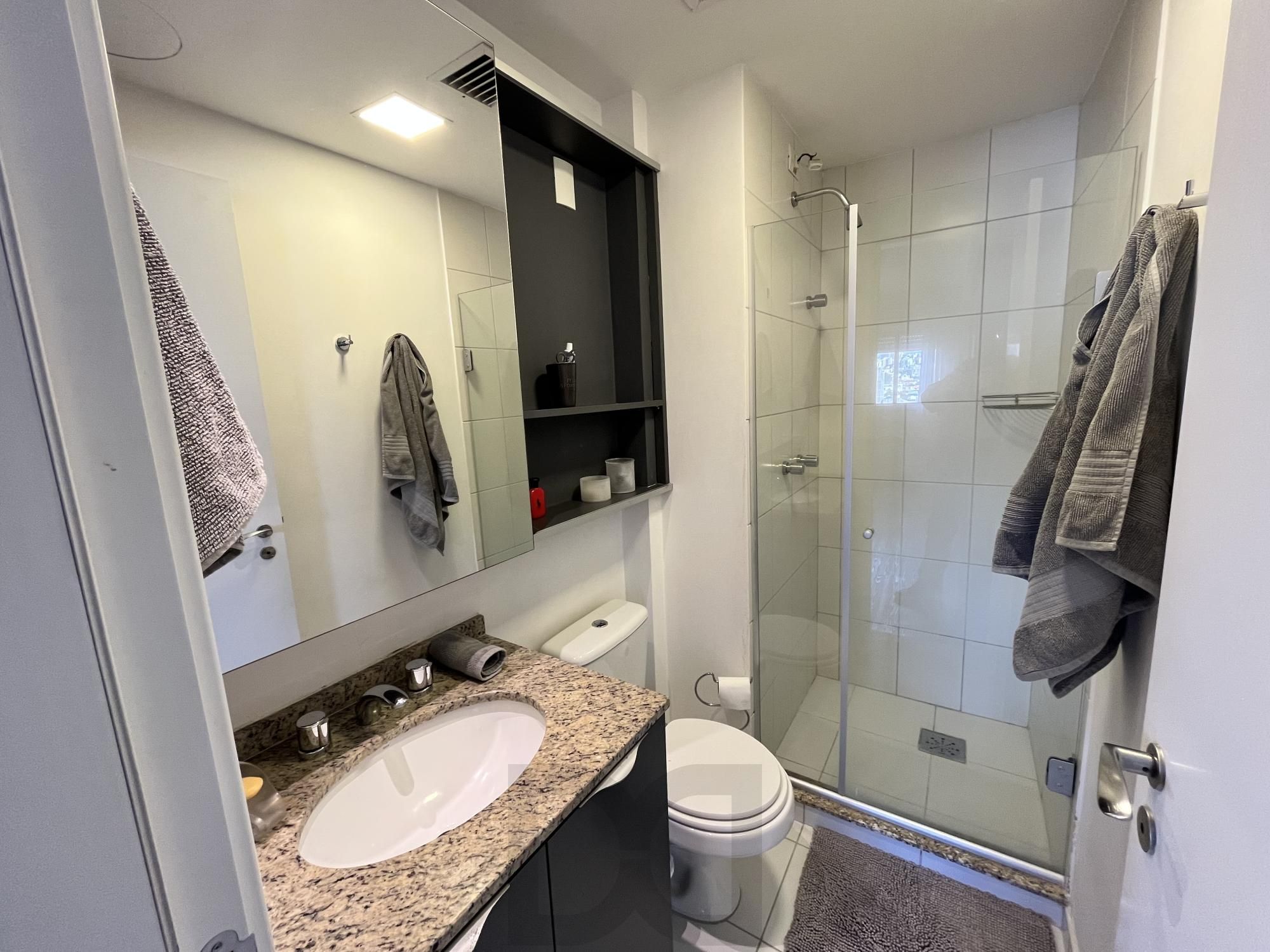 Apartamento de 2 quartos, transformados em 1 e vaga de garagem bairro S. Geraldo — foto 20