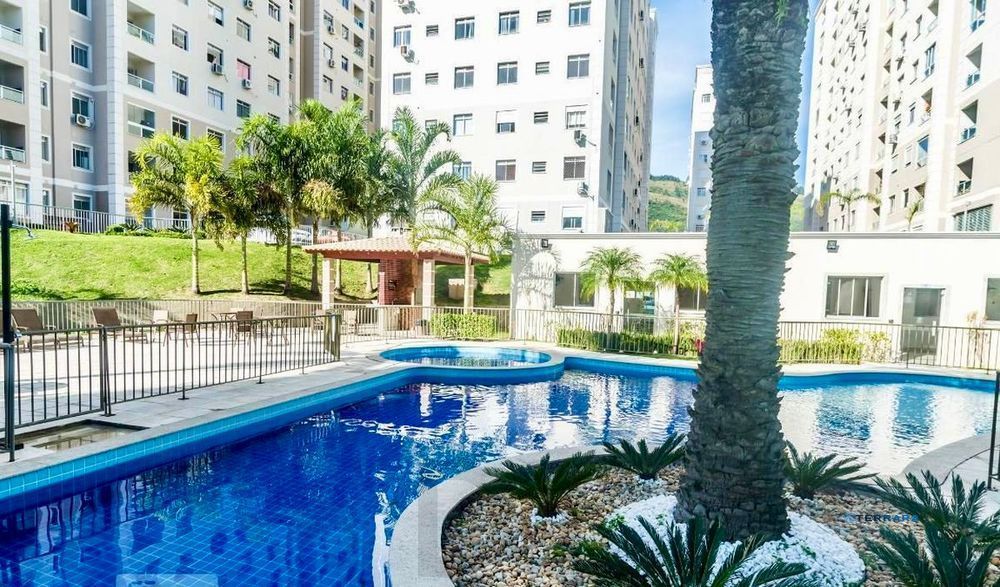 Apartamento semi mobiliado 2 quartos,elevador 1 vaga no bairro Morro Santana. — foto 27