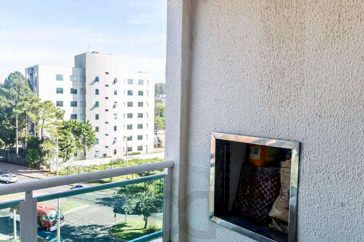 Apartamento com Sacada Churrasqueira Morro Santana com 1 vaga de garagem — foto 1