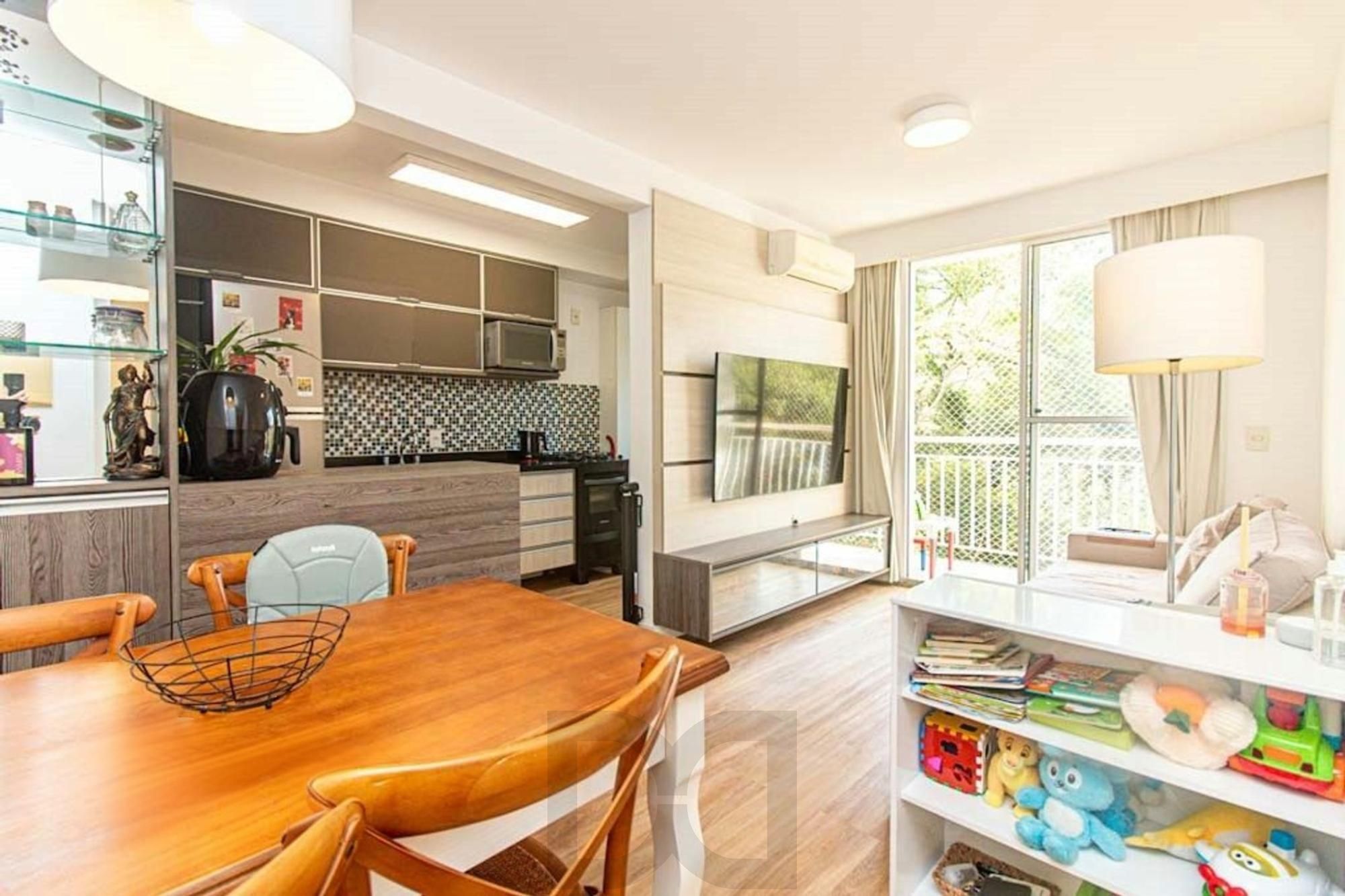 Apartamento à venda com 2 dormitórios, sacada e vaga no Morro Santana. — foto 7
