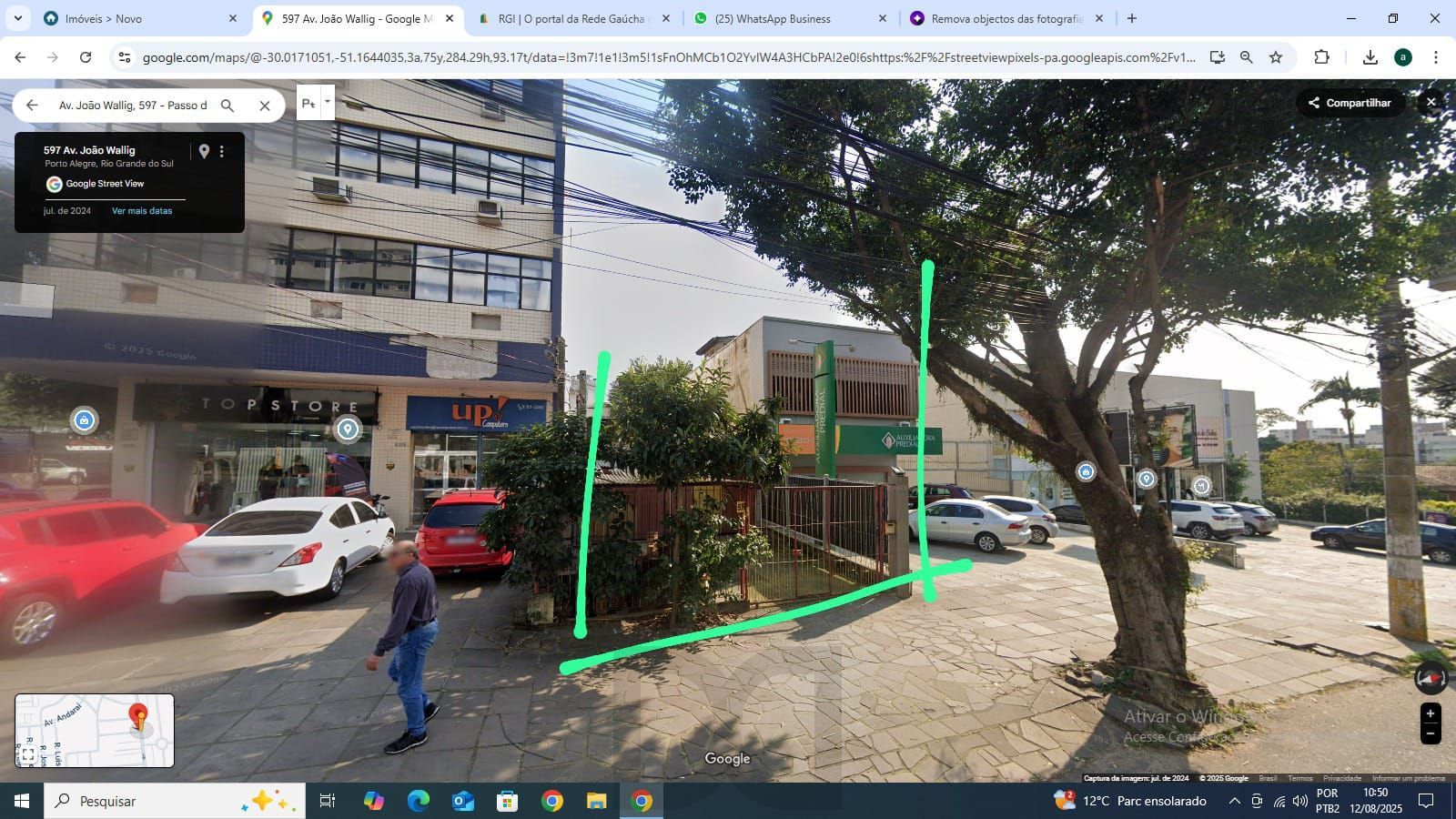 Terreno com Galpão de 198m² Próximo à Av. Assis Brasil — foto 2