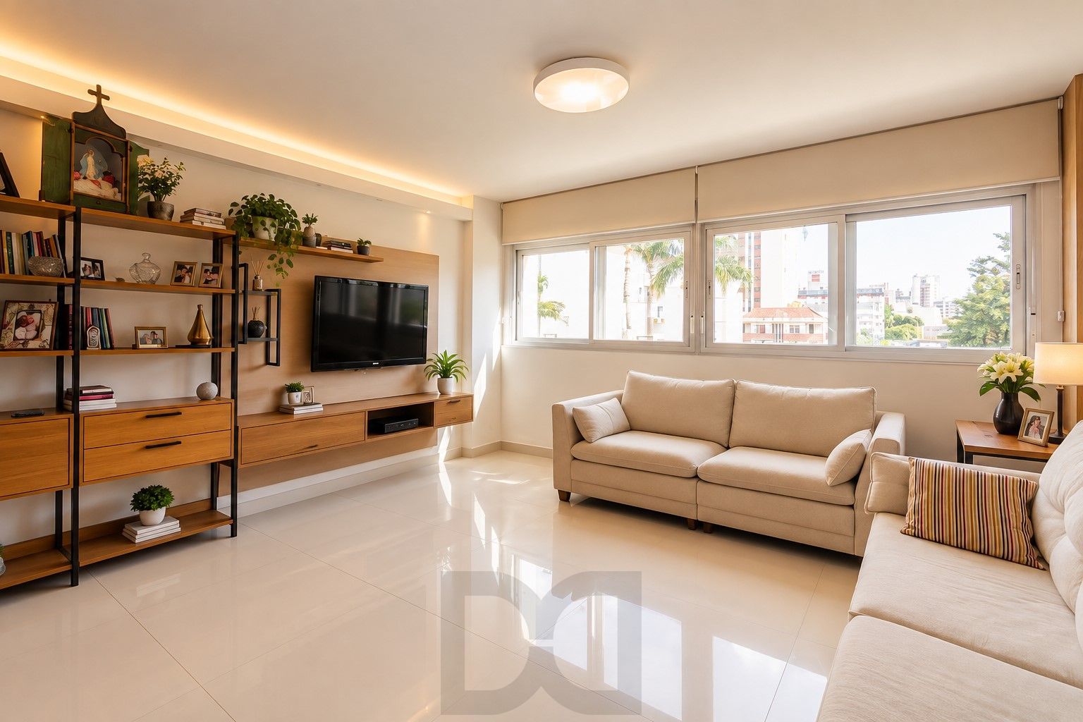 Apartamento 2 quartos, elevador e 1 vaga de garagem no Bairro Auxiliadora Poa. — foto 1