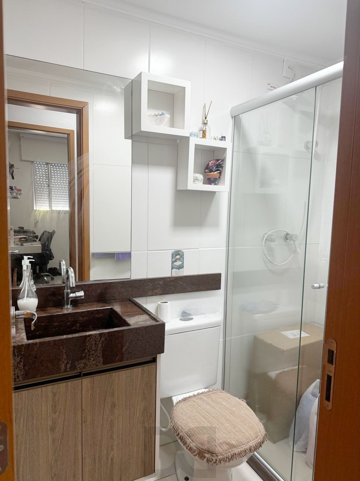 Apartamento semi mobiliado 2 quartos,elevador 1 vaga no bairro Morro Santana. — foto 19