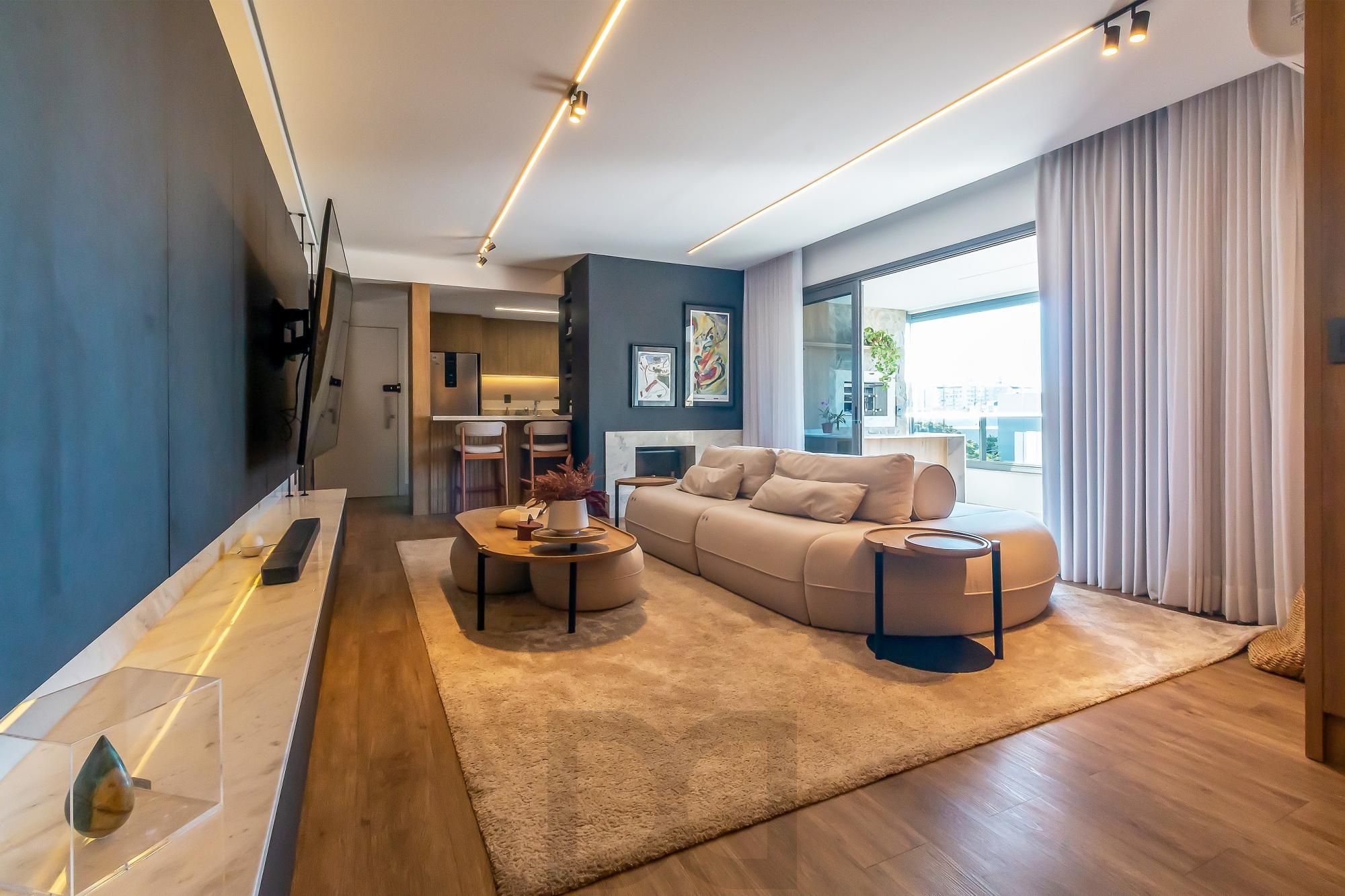 Apartamento NOVO, 100% mobiliado, com 149,84m² de área privativa, 3 suítes e 2 vagas de garagem. — foto 2