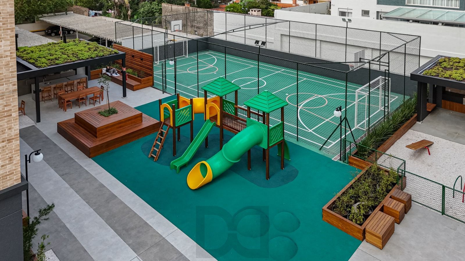 Garden Home Resort- Apartamento duplex, 3D, 1 suíte, lareira , 2 vagas, 116m² — foto 18