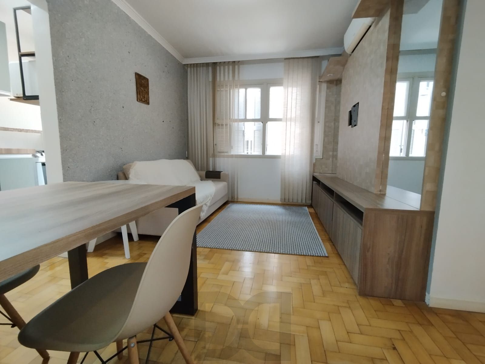 Apartamento 1D, mobiliado, sem vaga, Praia de belas, M. Deus. — foto 1