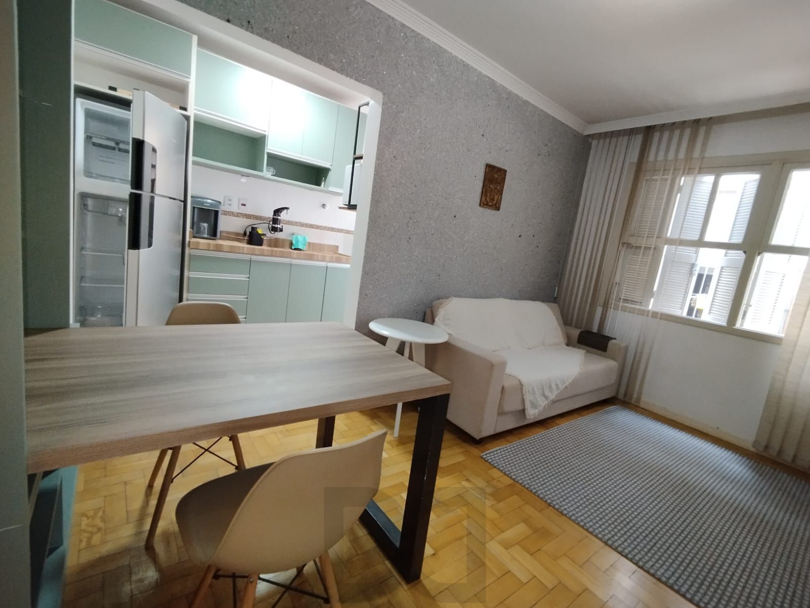 Apartamento 1D, mobiliado, sem vaga, Praia de belas, M. Deus. — foto 2