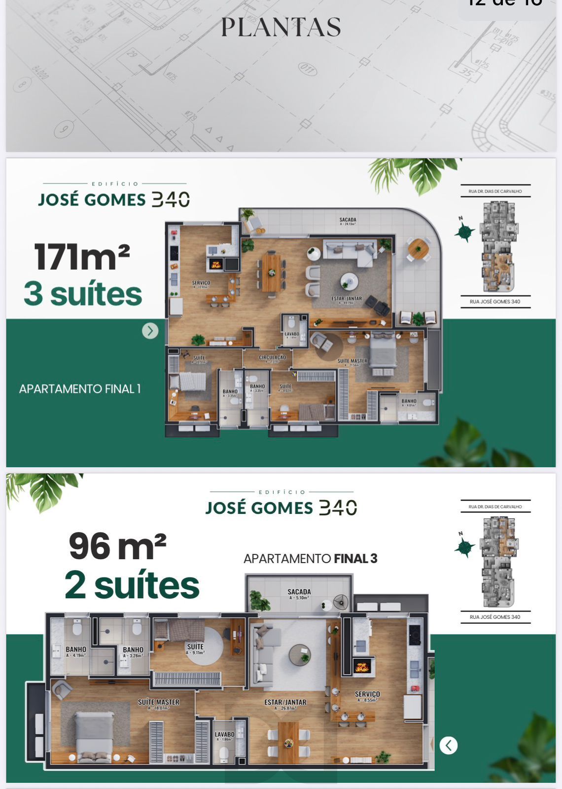 Jose gomes 340-Apartamentos de 96 até 171m²-2ou3 suítes-2 vagas-bairro Tristeza — foto 6